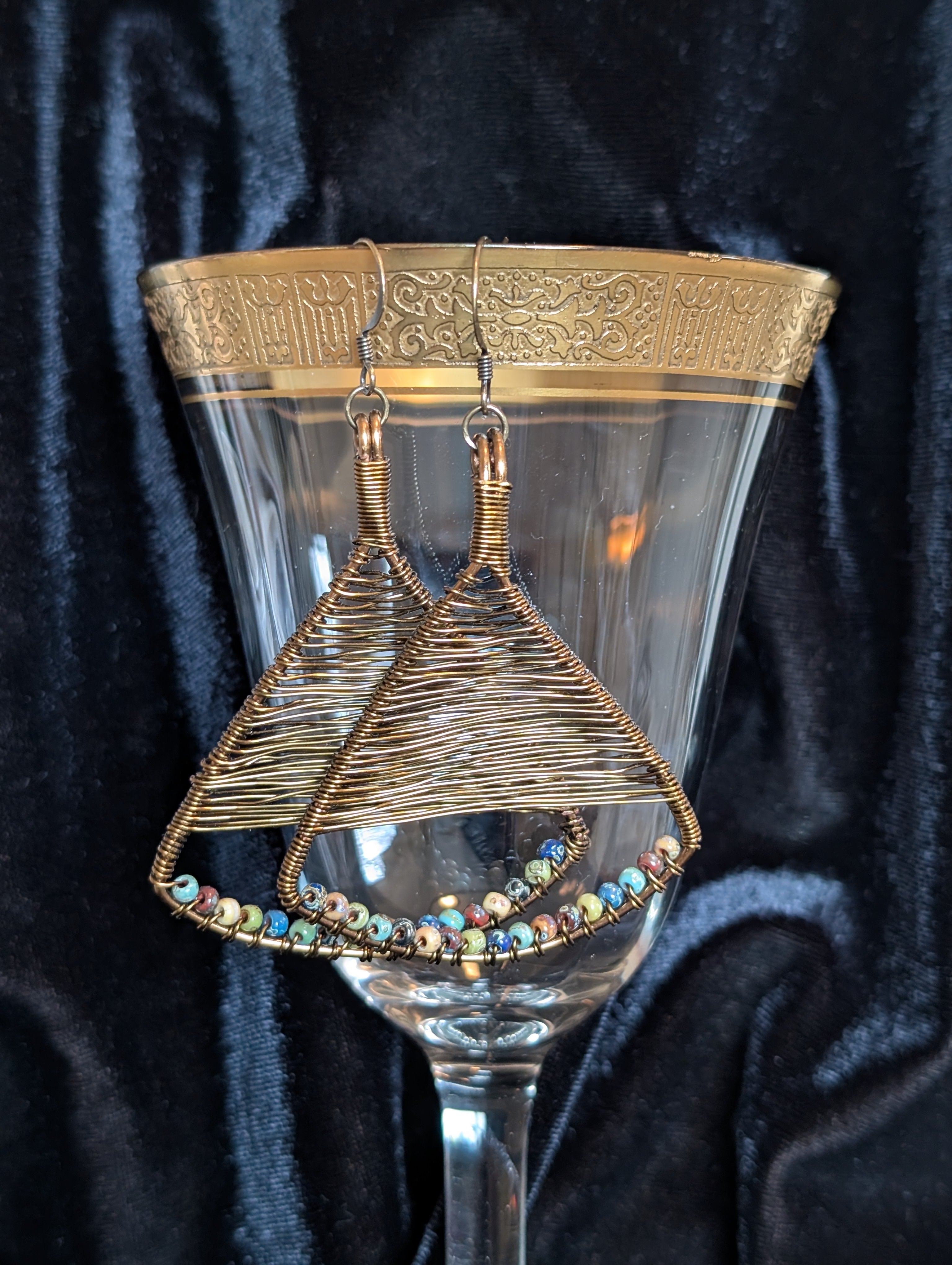 Handmade earrings  #151